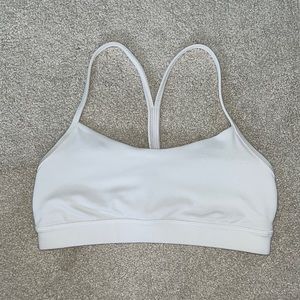 Lululemon flow Y white sports bra